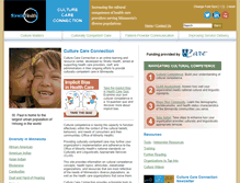 Tablet Screenshot of culturecareconnection.org